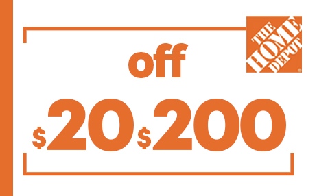 $20 OFF $200 HOME DEPOT PRINTABLE INSTORE COUPONS