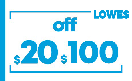 $20 off lowes instore coupons